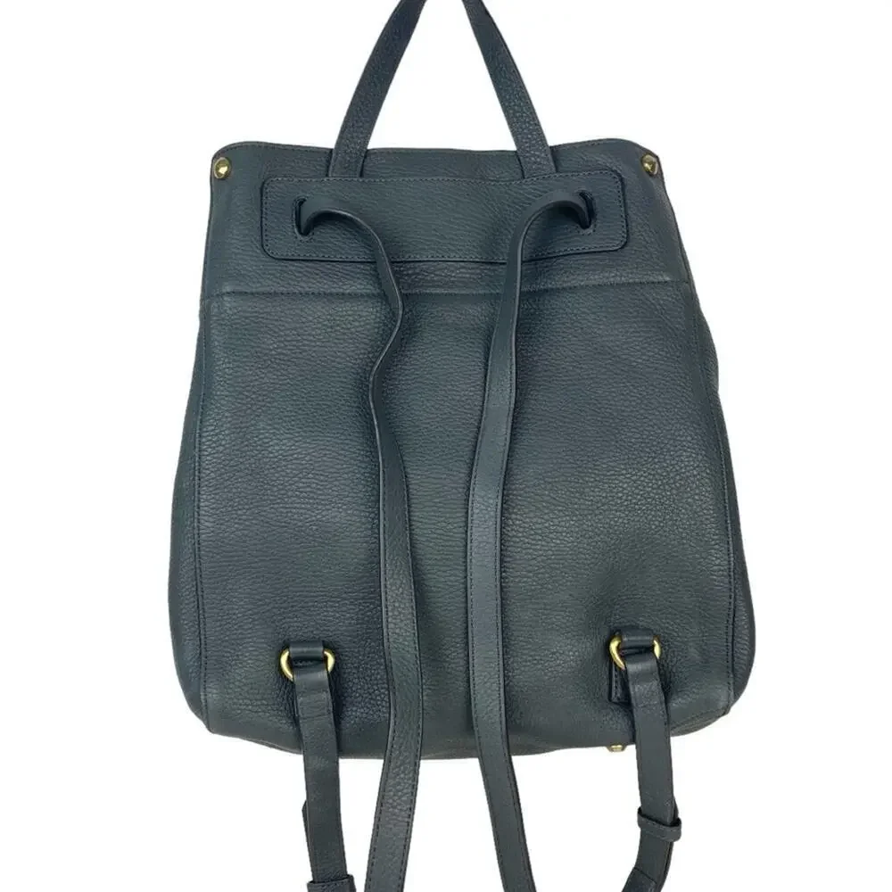 ANNABEL INGALL Italian Leather Drawstring Backpack - $550.